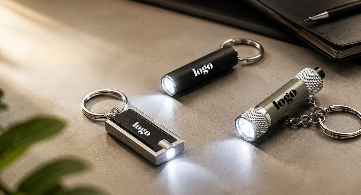Porte-clés lumineux personnalisés